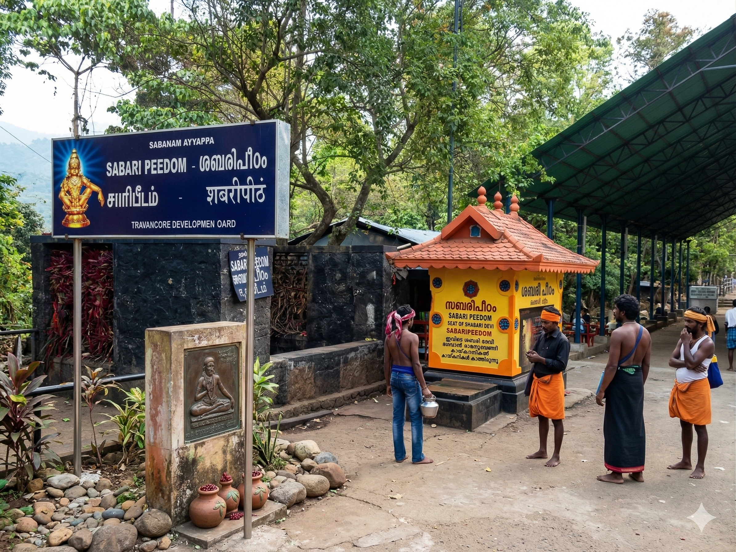 Sabaripeedom on the sacred trekking route