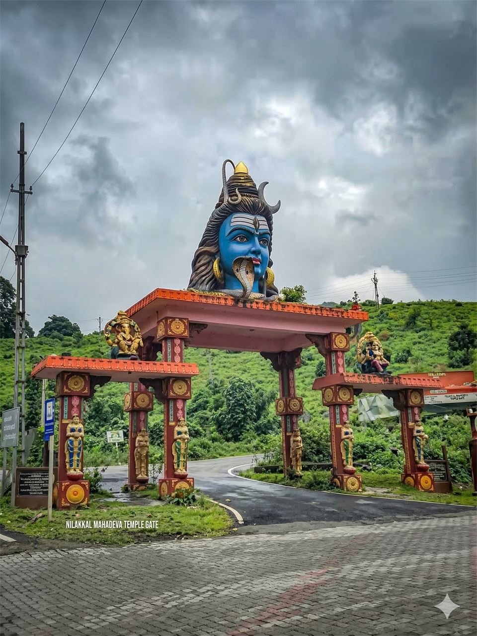 Nilakkal pilgrim base and forest route