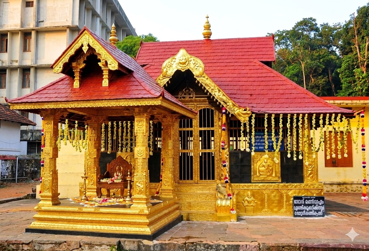 Manimandapam beside the Sannidhanam and Malikappuram